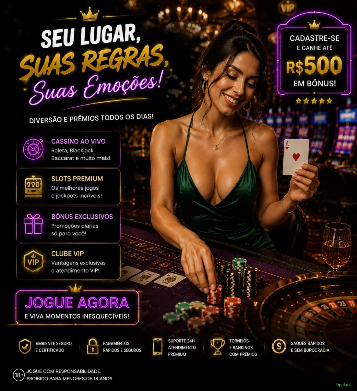 Programa VIP 9pmbet - benefícios exclusivos